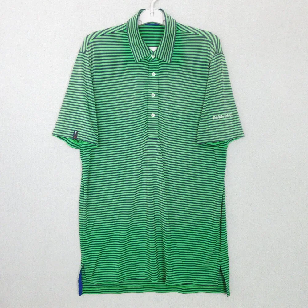 RLX Ralph Lauren Polo Shirt Mens M Ponte Vedra Inn & Club Golf Performance